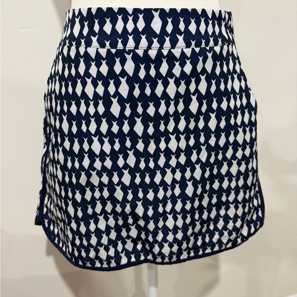 Vineyard Size 0 Vines Navy and White Skirt